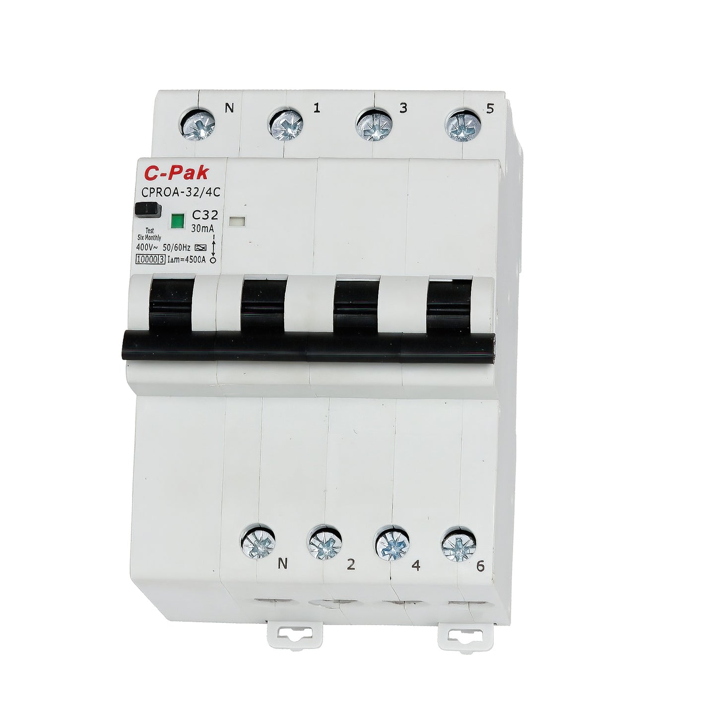 RCBO - CPROA - 4 Pole - 4 Module