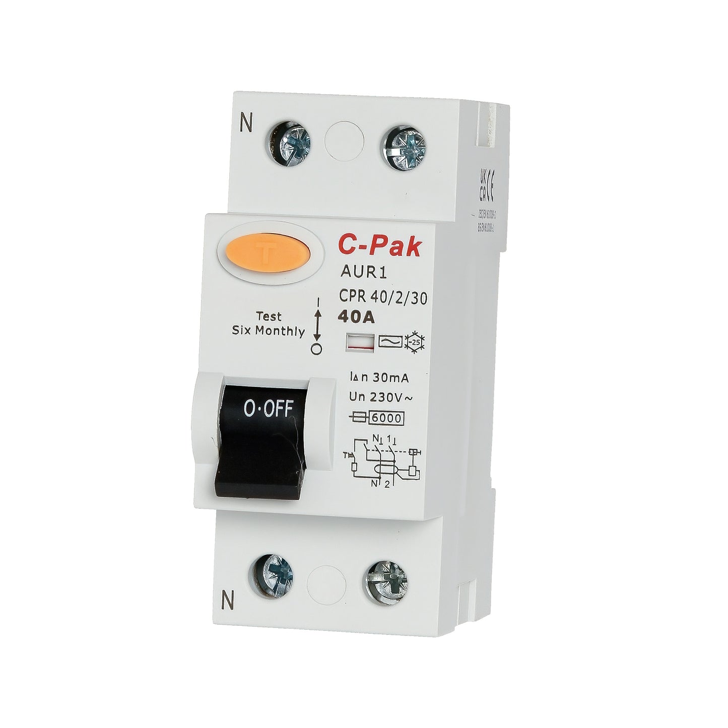 RCD - CPR - Type AC - 2 Pole - 2 Module