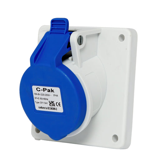 Socket - Switch Compatible - 16A Angled