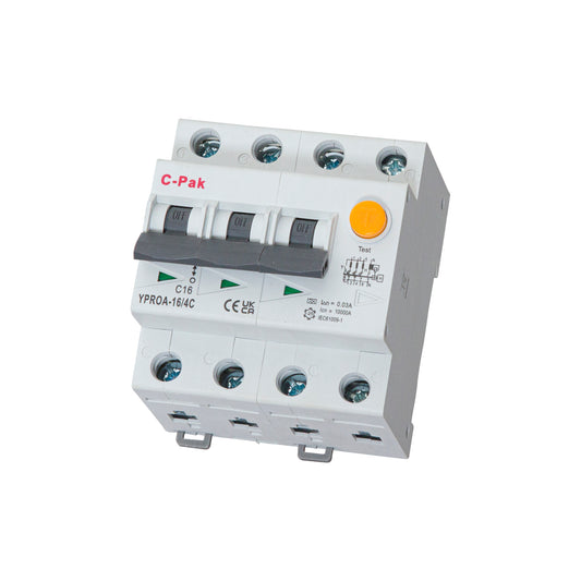 RCBO - YPROA - 4 Pole- 4 Module