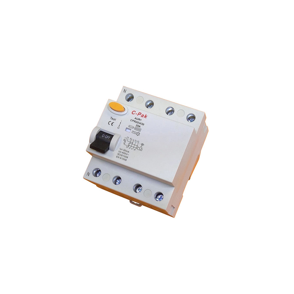 RCD - Phase to Phase <br>4 pole - 4 Module